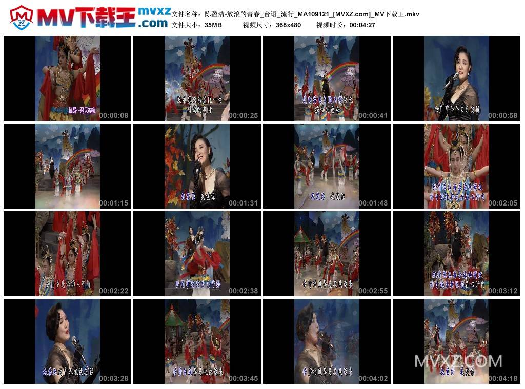 陈盈洁-放浪的青春_台语_流行_MA109121